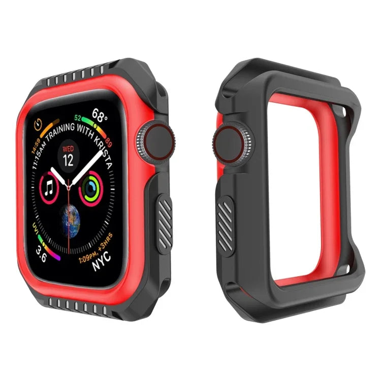 Smart Watch Shockproof Two Color Protective Case For Apple Watch Series 3 / 2 / 1 42mm, For Apple Watch Series 3 / 2 / 1 42mm (Black Red), For Apple Watch Series 3 / 2 / 1 42mm (Black Yellow), For Apple Watch Series 3 / 2 / 1 42mm (Pink Blue)