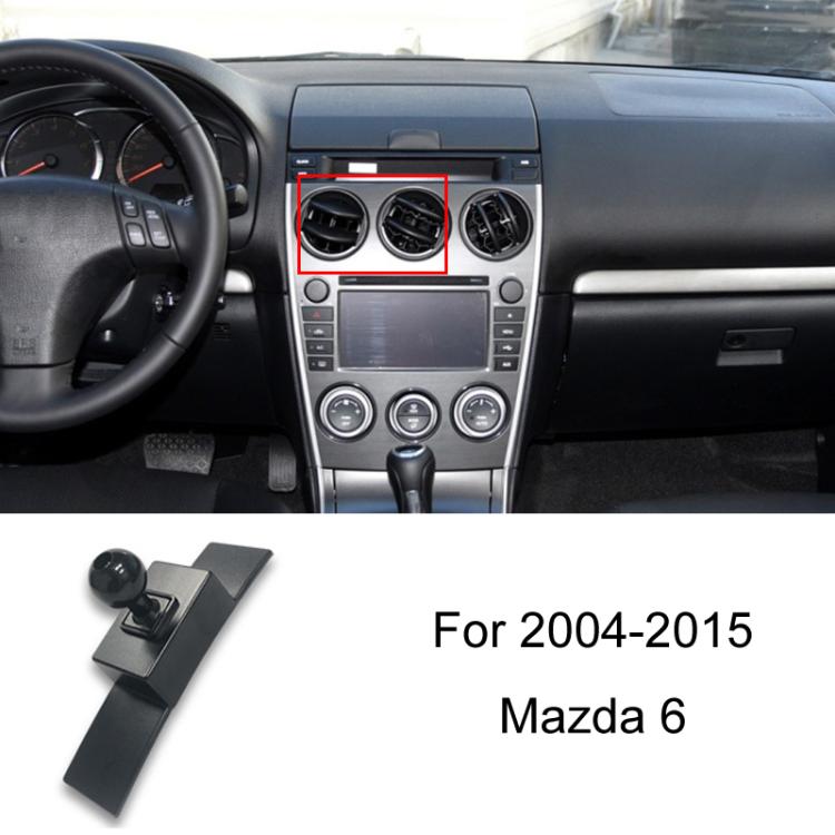 For Mazda Left Driving Car-Mounted Special Mobile Phone Navigation Bracket Base, 04-15 Mazda 6, 09-15 RuiYi, 13-14 CX-5, 14-15 Atenza, 14-19 Axela, 15 CX-5, 16-18 CX-4, 17-19 Atenza, 17-22 CX-5/CX-8, 20-21 Atenza, 20-22 CX-30, 20-22 Axela, 20-23 CX-4