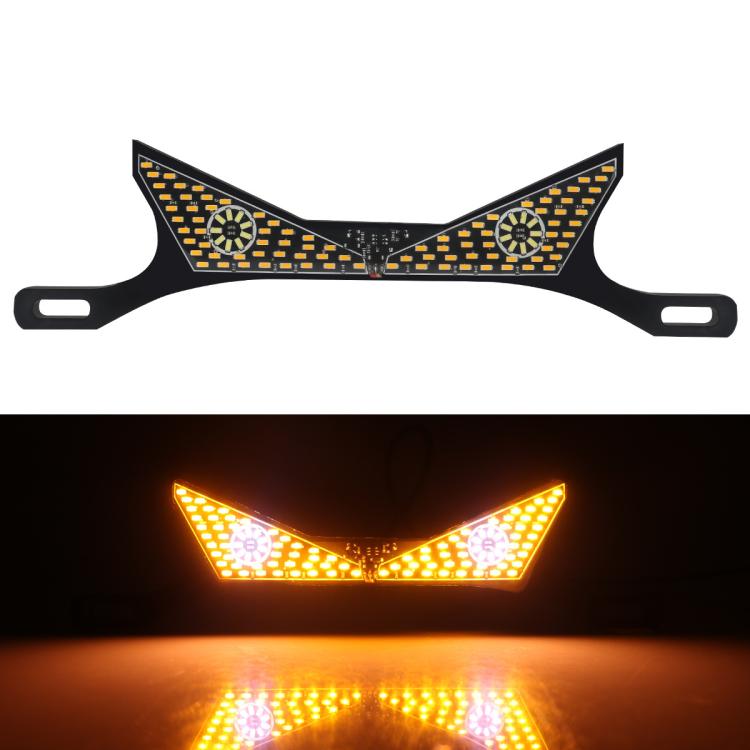 Motorcycle License Plate Screw Light Universal Decorative Accessory Headlight for Customization, Triangle Light White Yellow Flashing, Triangle Light Red Blue Flashing, Semicircular Light White Yellow Flashing, Semicircular Light Red Blue Flashing