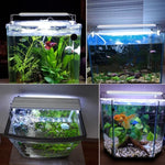 XY-30K 水族箱玻璃魚缸 LED 水生支架燈，美規插頭，XY-30K