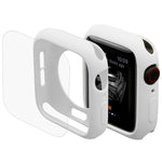 ENKAY Hat-Prince 2 合 1 TPU 半包覆保護殼 + 3D 全螢幕 PET 曲面熱彎高清螢幕保護貼，適用於 Apple Watch Series 6 / 5 / 4 / SE3 / 2 / 1 40mm，40mm