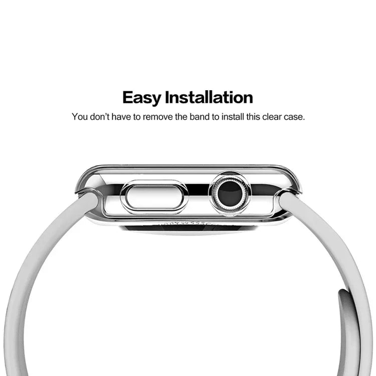 適用於 Apple Watch Series 3 / 2 / 1 42mm 透明 PC 保護殼，適用於 Apple Watch Series 3 / 2 / 1 42mm