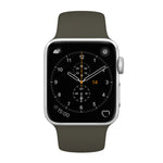 適用於 Apple Watch Series 3 & 2 & 1 38mm 時尚簡約風格矽膠手錶錶帶，適用於 38mm