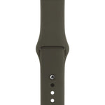 適用於 Apple Watch Series 3 & 2 & 1 38mm 時尚簡約風格矽膠手錶錶帶，適用於 38mm