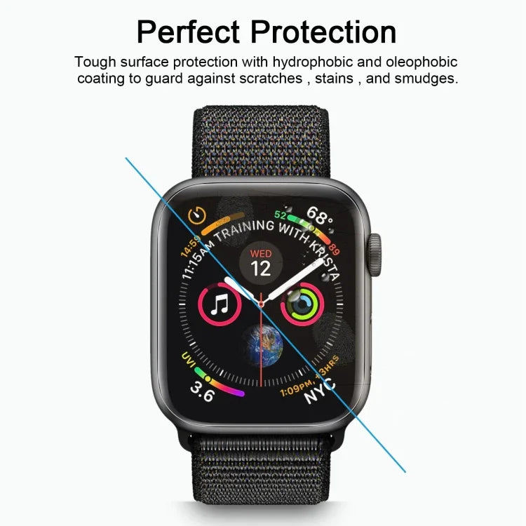 ENKAY Hat-Prince 3D 全屏 PET 曲面熱彎高清螢幕保護貼，適用於 Apple Watch Series 6 / 5 / 4 / Watch SE 40毫米，適用於 Apple Watch Series 6 / 5 / 4 / Watch SE 40毫米