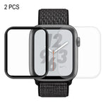 2 件 ENKAY Hat-Prince 3D 全屏 PET + 3D 全屏電鍍 PET 曲面熱彎高清螢幕保護貼，適用於 Apple Watch Series 6 / 5 / 4 / Watch SE 44mm