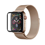 2 件 ENKAY Hat-Prince 3D 全屏 PET + 3D 全屏電鍍 PET 曲面熱彎高清螢幕保護貼，適用於 Apple Watch Series 6 / 5 / 4 / Watch SE 44mm