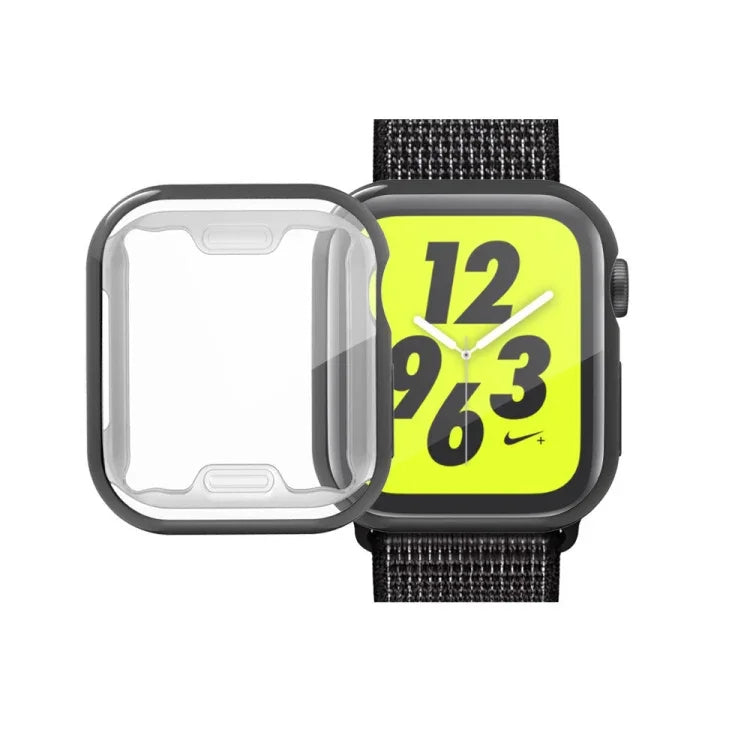 全覆蓋電鍍 TPU 保護殼，適用於 Apple Watch Series 6 / 5 / 4 / Watch SE 40mm，適用於 Series 5 & 4 40mm