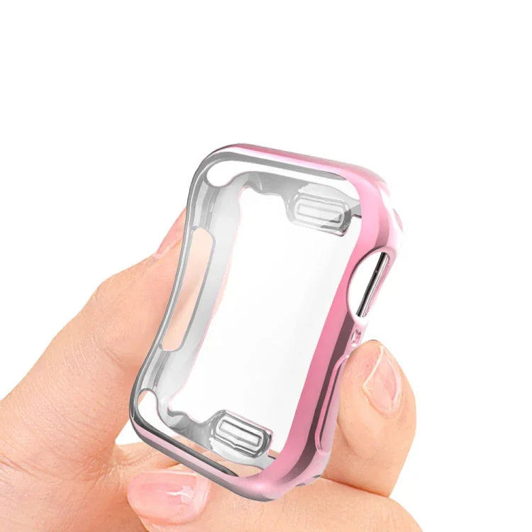 全覆蓋電鍍 TPU 保護殼，適用於 Apple Watch Series 6 / 5 / 4 / Watch SE 40mm，適用於 Series 5 & 4 40mm