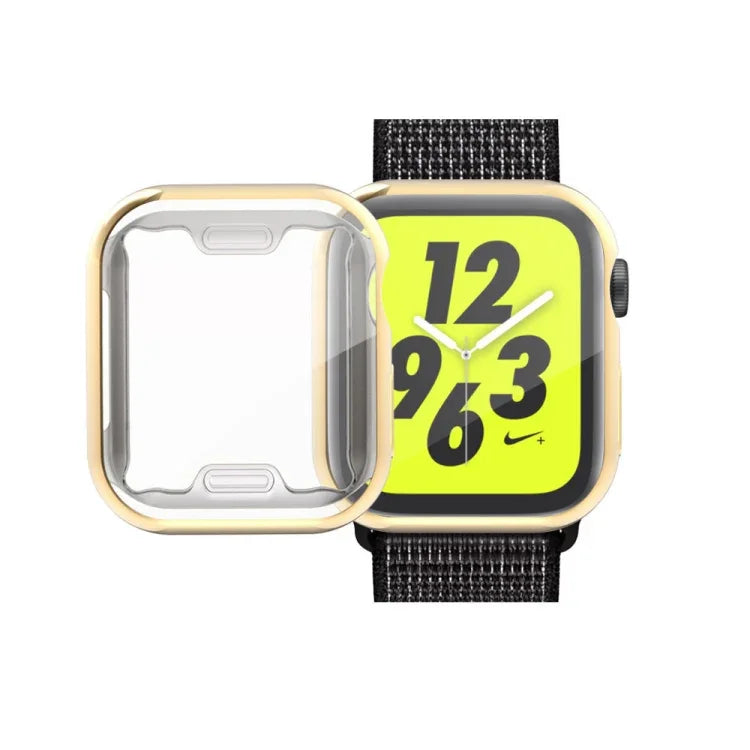 全覆蓋電鍍 TPU 保護殼，適用於 Apple Watch Series 6 / 5 / 4 / Watch SE 40mm，適用於 Series 5 & 4 40mm