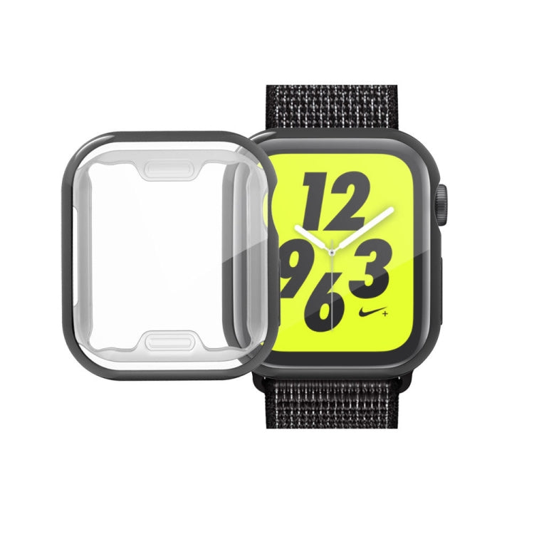 全覆蓋電鍍 TPU 保護殼，適用 Apple Watch Series 6 / 5 / 4 / Watch SE 44mm