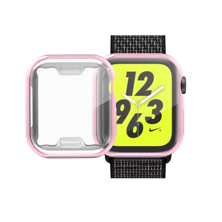 全覆蓋電鍍 TPU 保護殼，適用 Apple Watch Series 6 / 5 / 4 / Watch SE 44mm