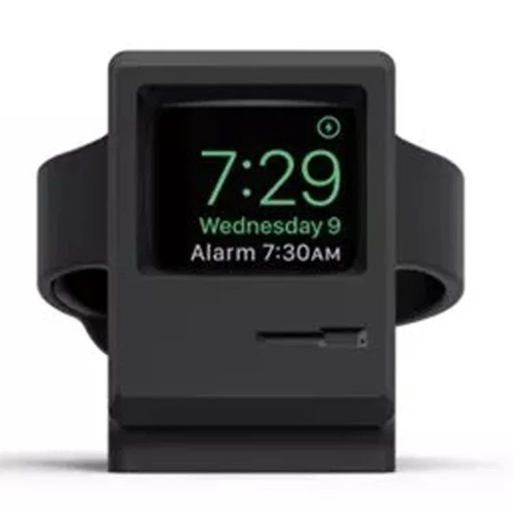 復古風格矽膠 Apple Watch 充電座支架