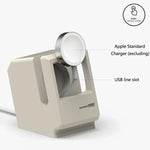 復古風格矽膠 Apple Watch 充電座支架