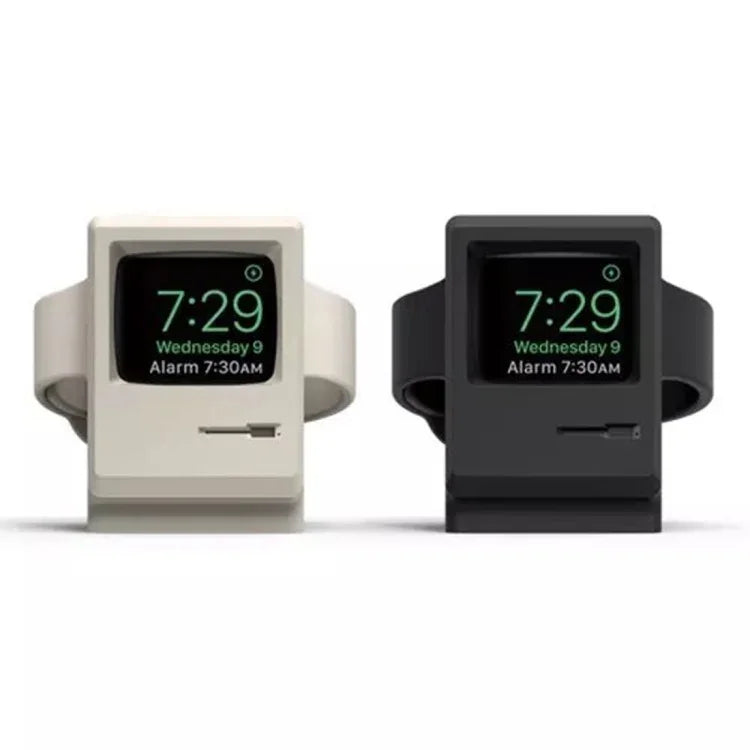 復古風格矽膠 Apple Watch 充電座支架