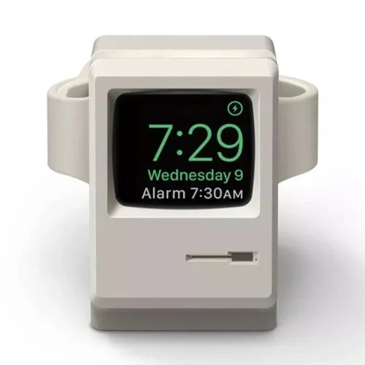 復古風格矽膠 Apple Watch 充電座支架