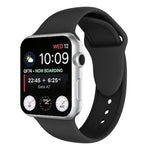 雙鉚釘矽膠錶帶，適用於 Apple Watch Series 3 & 2 & 1 42毫米，Apple Watch 42毫米