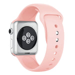 雙鉚釘矽膠錶帶，適用於 Apple Watch Series 3 & 2 & 1 42毫米，Apple Watch 42毫米