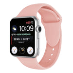 雙鉚釘矽膠錶帶，適用於 Apple Watch Series 3 & 2 & 1 38mm，Apple Watch 38mm