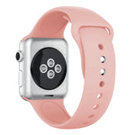 雙鉚釘矽膠錶帶，適用於 Apple Watch Series 3 & 2 & 1 38mm，Apple Watch 38mm