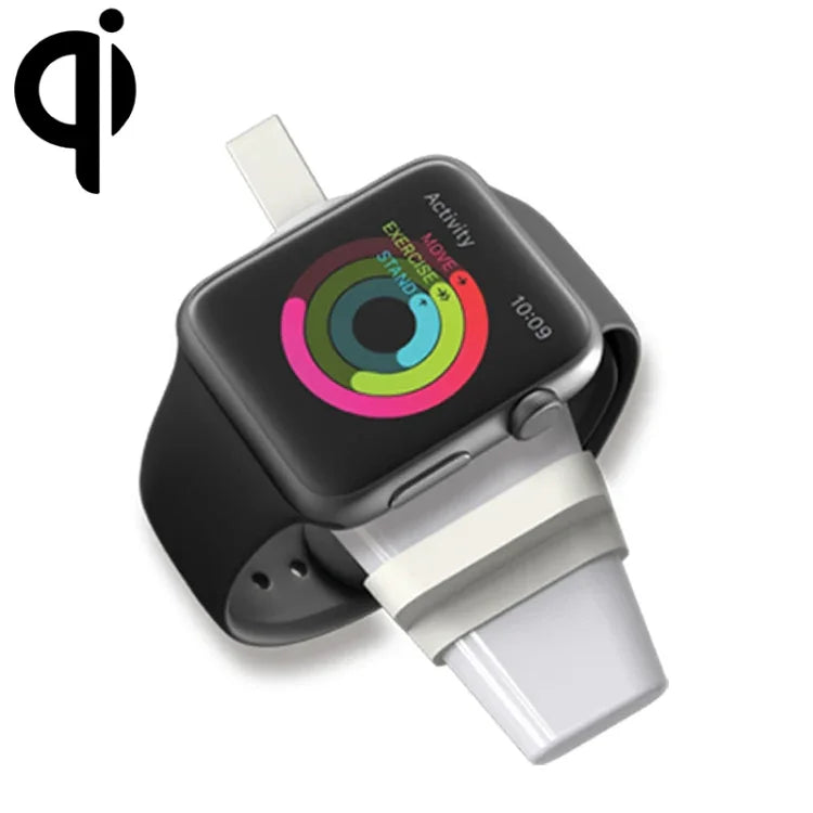 B2 通用便攜 Qi 標準磁吸 USB 無線充電器，適用於 Apple Watch Series 4 & 3 & 2 & 1