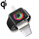 B2 通用便攜 Qi 標準磁吸 USB 無線充電器，適用於 Apple Watch Series 4 & 3 & 2 & 1