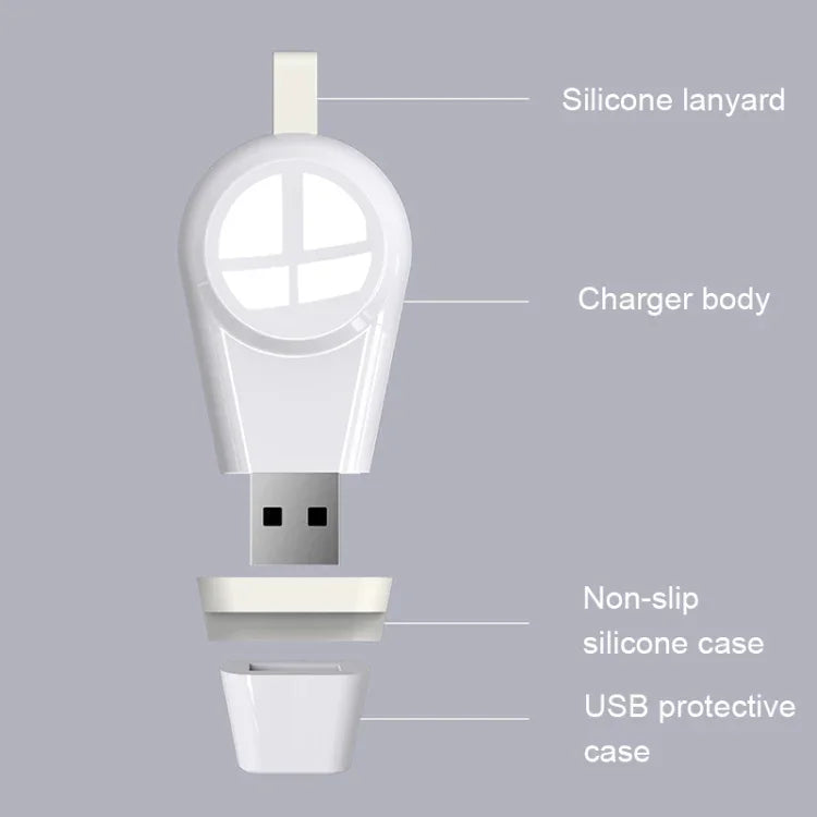 B2 通用便攜 Qi 標準磁吸 USB 無線充電器，適用於 Apple Watch Series 4 & 3 & 2 & 1