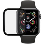 9H 3D 邊緣膠全屏鋼化玻璃膜，適用於 Apple Watch Series 6 / 5 / 4 / Watch SE 40mm，適用於 Apple Watch Series 6 / 5 / 4 / Watch SE 40mm