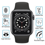 9H 2.5D 鋼化玻璃保護膜，適用於 Apple Watch Series 6 / 5 / 4 / Watch SE 44毫米，適用於 Apple Watch Series 6 / 5 / 4 / Watch SE 44毫米