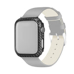 PC 碳纖維框架保護殼，適用於 Apple Watch Series 3 & 2 & 1 42mm