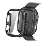 PC 碳纖維框架保護殼，適用於 Apple Watch Series 3 & 2 & 1 42mm