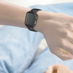 真皮碳纖維錶帶 + 錶框，適用於 Apple Watch Series 3 & 2 & 1 42mm，Apple Watch Series 3 & 2 & 1 42mm