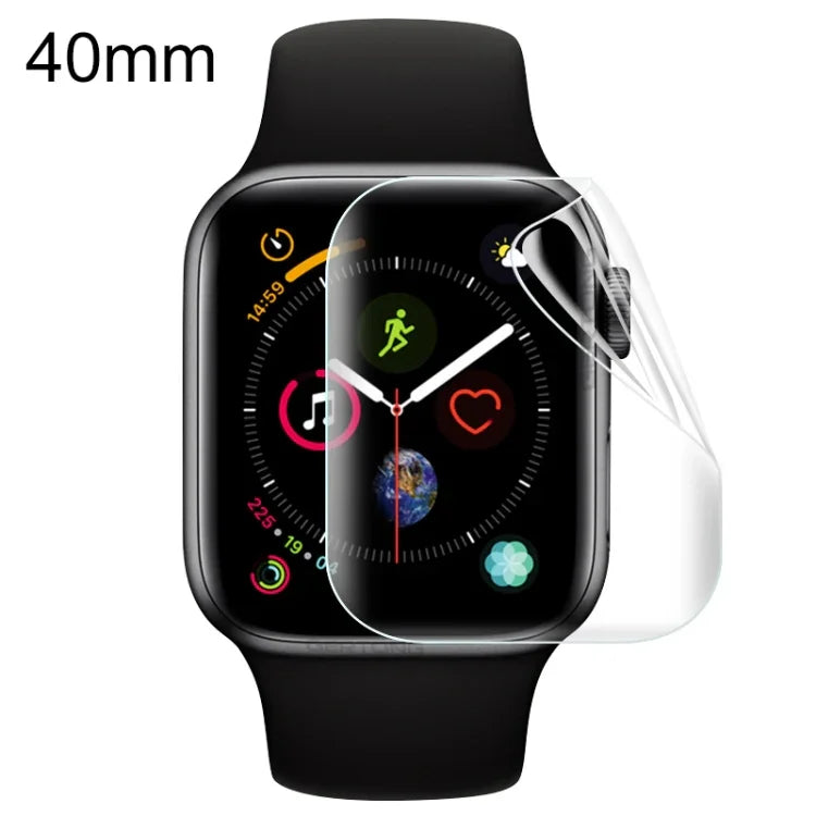 Apple Watch Series 5 & 4 40mm 柔性水凝膜全覆蓋前保護貼，適用於 Apple Watch Series 5 & 4 40mm（1片）