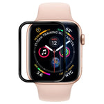 適用於 Apple Watch Series 6 / 5 / 4 / Watch SE 44mm 柔軟 PET 膜全覆蓋螢幕保護貼，適用於 Apple Watch Series 6 / 5 / 4 / Watch SE 44mm，適用於 Apple Watch Series 6 / 5 / 4 / Watch SE 44mm（透明）（1 件）