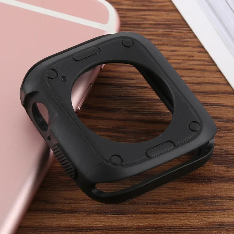 矽膠全包覆保護殼，適用於 Apple Watch Series 6 / 5 / 4 / Watch SE 44mm，Series 5 & 4 44mm
