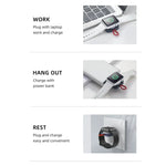 ROCK W26 便攜磁吸無線充電器，適用於 Apple Watch，W26 USB 介面
