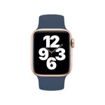 適用於 Apple Watch Ultra 49毫米 & Watch Ultra 2 49毫米 / Series 10 46毫米 / 9&8&7 45毫米 / SE 3&SE 2&6&SE&5&4 44毫米 / 3&2&1 42毫米 純色彈性矽膠錶帶，尺寸：S 130毫米