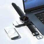 U8S USB / Type-C 磁吸無線充電器 快充 適用於 Samsung Watch 3 / 4、4 Classic、Active 1 / 2