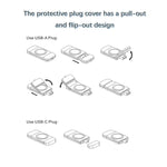 U8S USB / Type-C 磁吸無線充電器 快充 適用於 Samsung Watch 3 / 4、4 Classic、Active 1 / 2