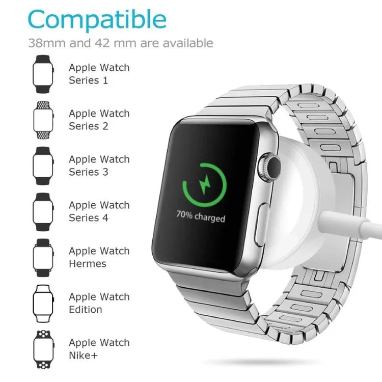 2m Type-C 通用便攜磁吸無線充電器，適用於 Apple Watch Ultra & Ultra 2 & Series 9 & 8 & 7 & 6 & 5 & 4 & 3 & 2，2m