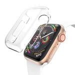 適用於 Apple Watch Series 6 / 5 / 4 / Watch SE 44毫米 全覆蓋 PC 保護殼（透明），適用於 Apple Watch Series 6 / 5 / 4 / Watch SE 44毫米