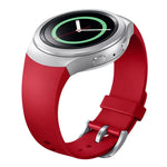 適用於 Samsung Gear S2 Sport / Gear S2 手錶 純色矽膠錶帶