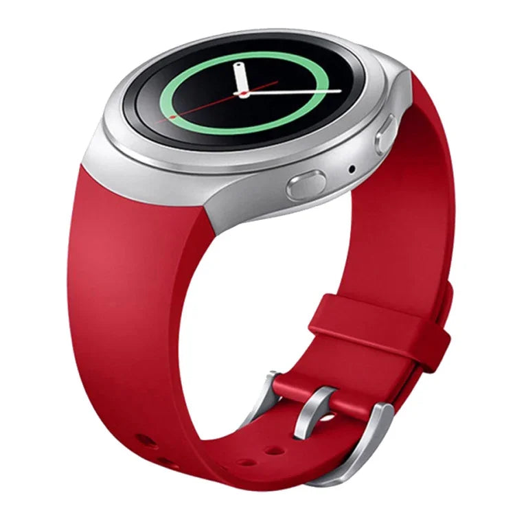 適用於 Samsung Gear S2 Sport / Gear S2 手錶 純色矽膠錶帶