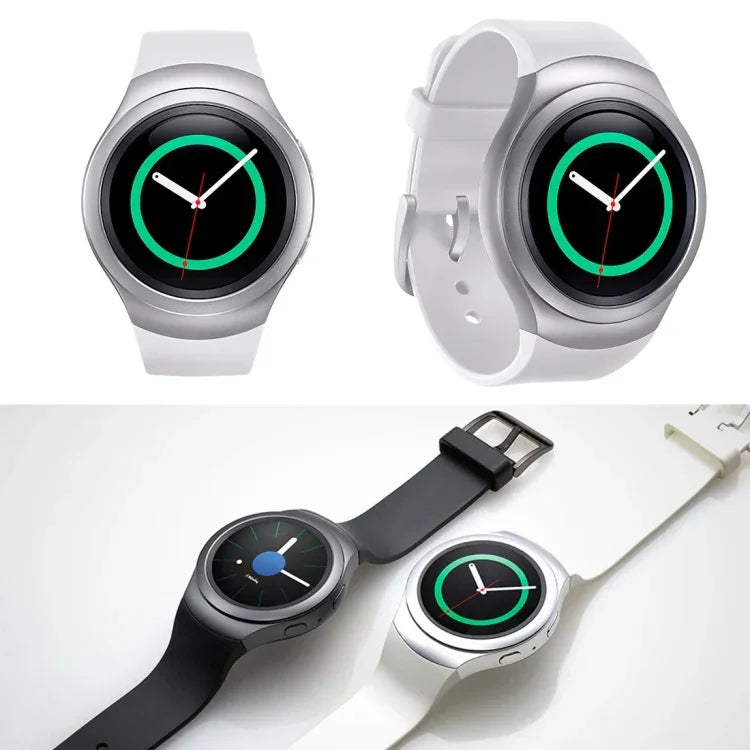 適用於 Samsung Gear S2 Sport / Gear S2 手錶 純色矽膠錶帶