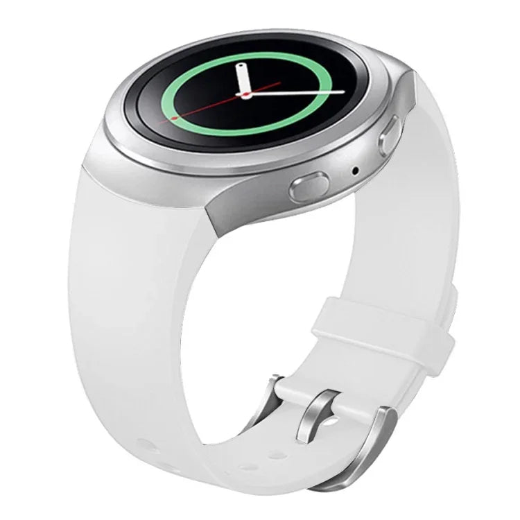 適用於 Samsung Gear S2 Sport / Gear S2 手錶 純色矽膠錶帶