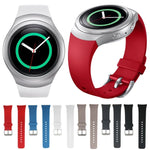 適用於 Samsung Gear S2 Sport / Gear S2 手錶 純色矽膠錶帶