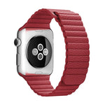 適用於 Apple Watch 38mm 環形磁吸扣 PU 皮革錶帶