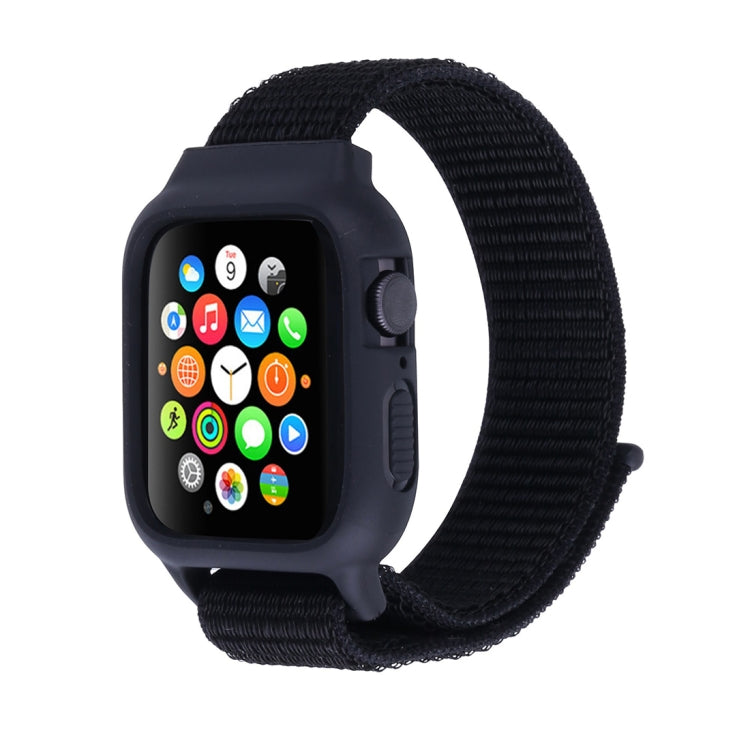適用於 Apple Watch Ultra 49mm 及 Watch Ultra 2 49mm / Series 10 46mm / 9&8&7 45mm / SE 3&SE 2&6&SE&5&4 44mm / 3&2&1 42mm 尼龍錶帶，帶鉤環式魔鬼氈，適用於 Apple Watch Ultra 49mm / Series 8&7 45mm / SE 2&6&SE&5&4 44mm / 3&2&1 42mm