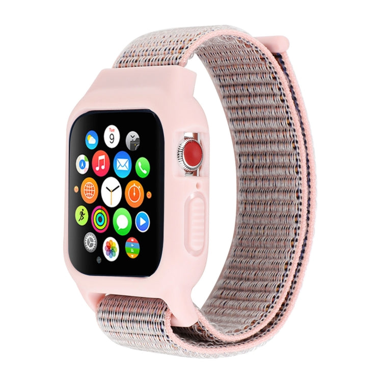 適用於 Apple Watch Ultra 49mm 及 Watch Ultra 2 49mm / Series 10 46mm / 9&8&7 45mm / SE 3&SE 2&6&SE&5&4 44mm / 3&2&1 42mm 尼龍錶帶，帶鉤環式魔鬼氈，適用於 Apple Watch Ultra 49mm / Series 8&7 45mm / SE 2&6&SE&5&4 44mm / 3&2&1 42mm