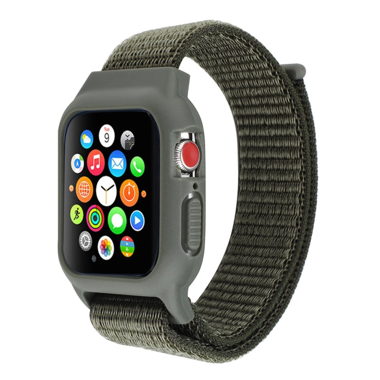 適用於 Apple Watch Ultra 49mm 及 Watch Ultra 2 49mm / Series 10 46mm / 9&8&7 45mm / SE 3&SE 2&6&SE&5&4 44mm / 3&2&1 42mm 尼龍錶帶，帶鉤環式魔鬼氈，適用於 Apple Watch Ultra 49mm / Series 8&7 45mm / SE 2&6&SE&5&4 44mm / 3&2&1 42mm